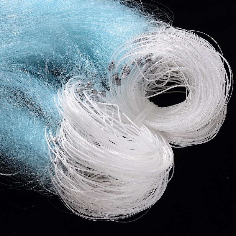 Fishing Net Single Mesh Nylon Durable Float Trap Monofilament Gill Net Fishing Accessories for Hand Casting