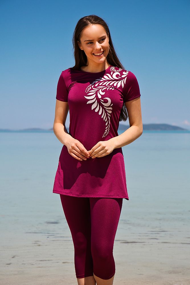 Traje de baño islámico marina 1920, burkini, traje de baño musulmán modesto, traje de baño conservador, traje de baño de playa.: Metro