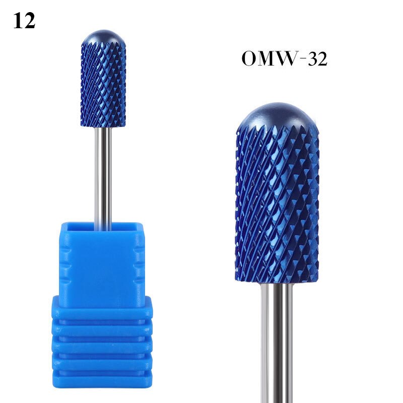Nail Polisher Head Cutter Stainless Steel Carbide Manicure Cuticle Burr Drill Various Styling Options Clean Pedicure Tools: 12