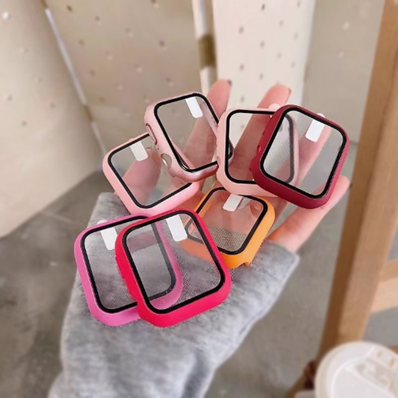Glass+PC Case For Apple Watch S10 46MM 42MM Accessories HD Tempered Screen Protector Hard Bumper iWatch Series 10 Cover 42 46 mm