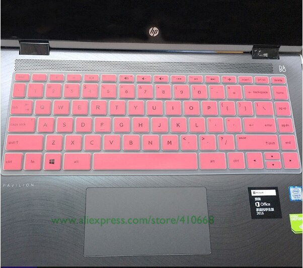 Housse de protection de clavier en Silicone pour ordinateur portable HP Pavilion x360, avec écran tactile 2 en 1, 14 pouces, 14M-BA011DX 14M-BA013DX 360: Pink