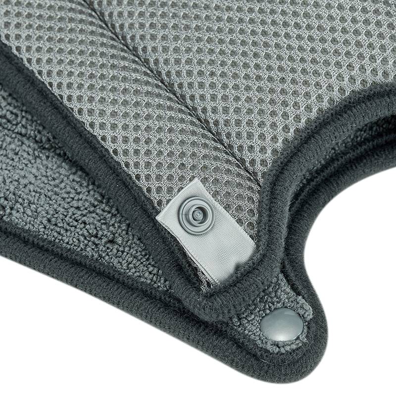 Kitchen Faucet Absorbent Mat With Buttons Sink Splash Guard Microfiber Drying Pad Countertop Protector for Kitchen Bathroom