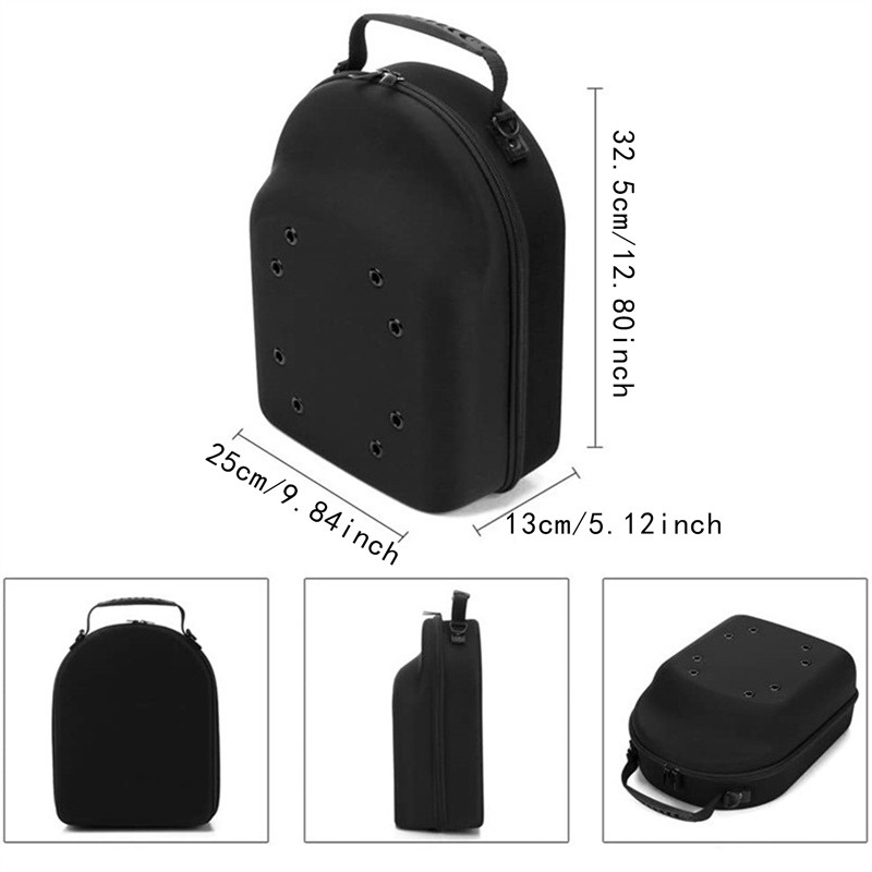 Sac de voyage pour chapeau de Baseball unisexe, étui pour casquette de Baseball, boîte de transport de rangement de Sport de , sacs de transport EVA de couleur unie