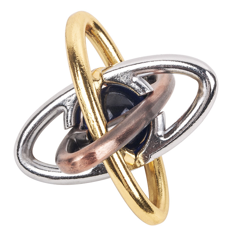 Classic IQ Metal Brain teaser Magic Baffling Puzzles Game Toys For Children Adults Funny Metal Puzzle