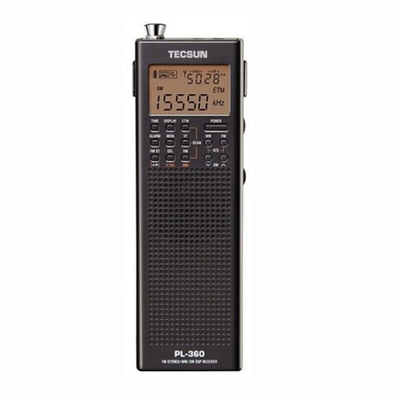 Tecsun PL-360 Radio FM MW SW LW + External AM Antenna + Outdoor Antenna Portable Radio Recorder