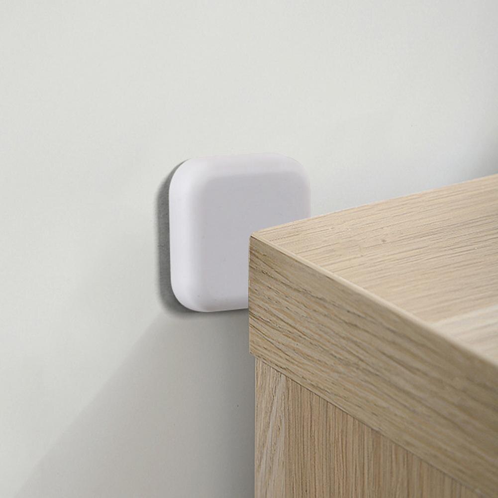 Silicone Stopper Door Mute Stickers Self Adhesive Protection Porte Pad Door Stopper Silicon Rubber Hardware Bumper Wall Mat