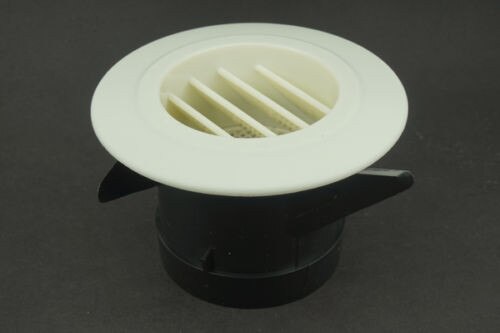 10 stk/parti 70mm abs plast luftventil ventilatorgitter til skabsskoskab