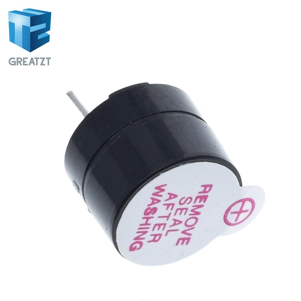 GREATZT 10pcs 3v Active Buzzer Magnetic Long Continous Beep Tone Alarm Ringer 12mm MINI Active Piezo Buzzers Fit For Computers P