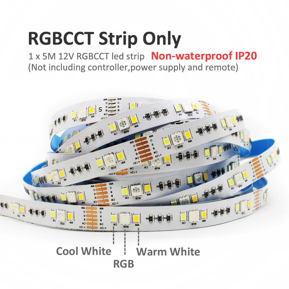 Tuya ZigBee RGBCCT Controller 12V 24V DC 48V 5 in 1 2.4G RF Wireless Gateway Smart Life PWM for RGB RGBW LED Strip Light V5-L WZ: Brown