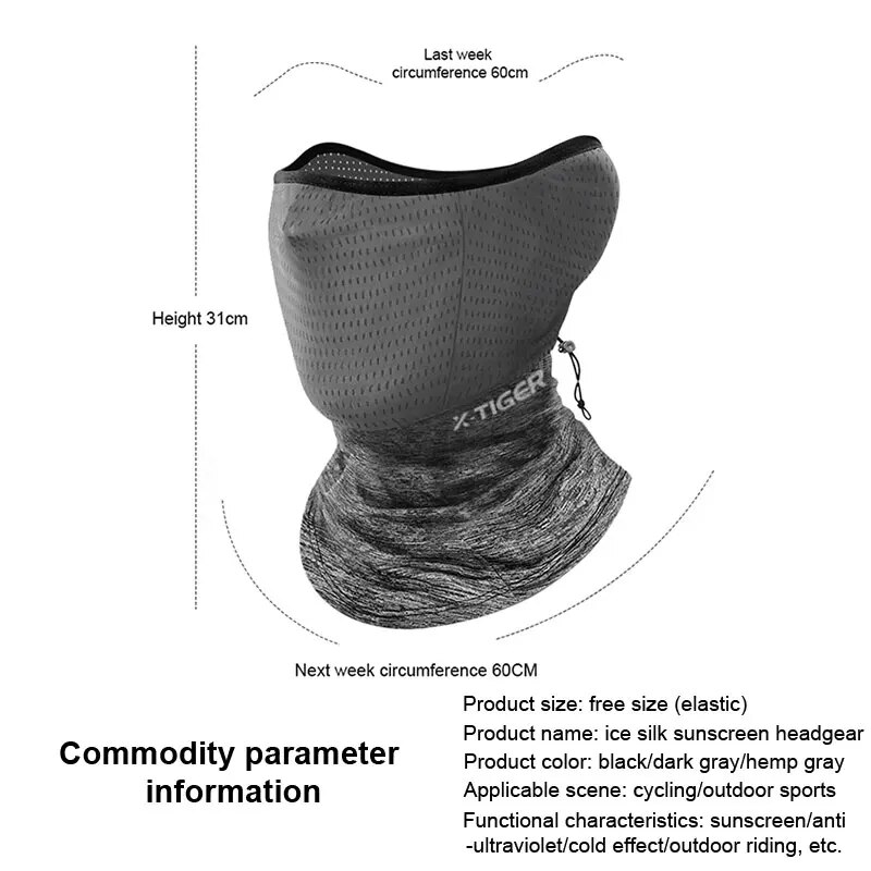 X-tiger cykelkeps sommar cool sport skrapa sol uv-skydd balaklava cykel helmask motorcykel huvudbonad