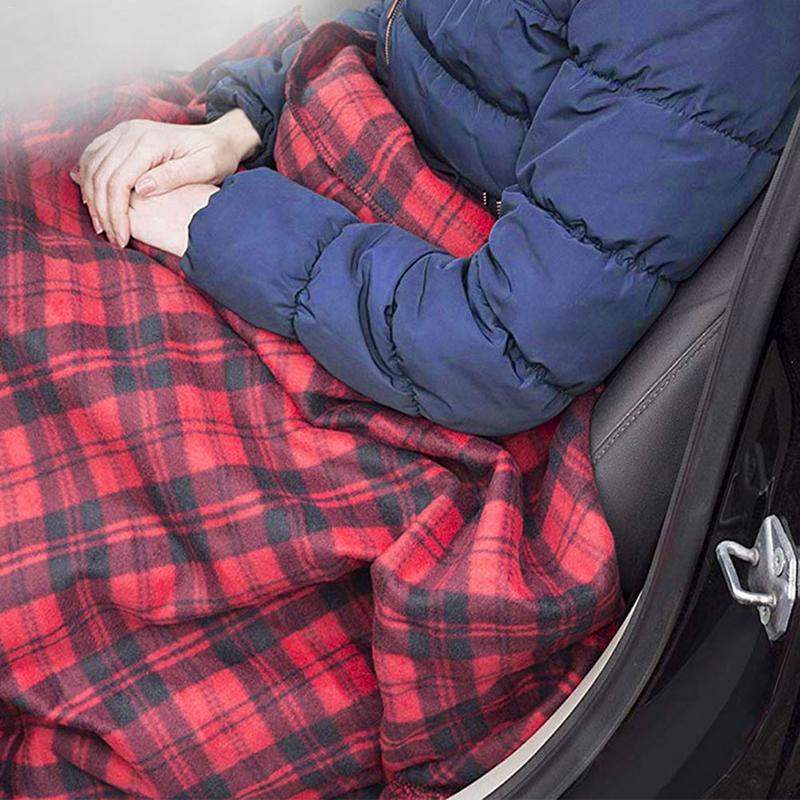 Manta de calefacción del coche para otoño e invierno, manta eléctrica de terciopelo de 150x115cm con ahorro de energía de 12v, para Otoño e Invierno
