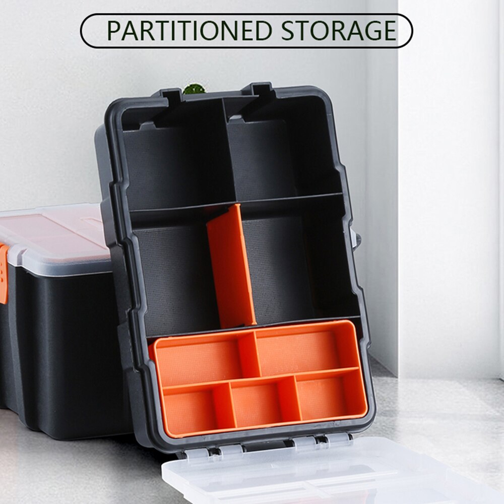 Multifunction Screw Parts Large Storage Box Maintenance Electrician Tool Box Hardware Car Repair Anti-fall Box Accessory