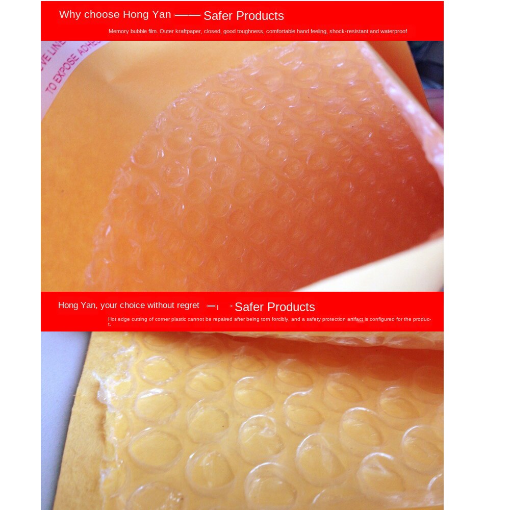 Kraft Paper Bubble Envelope Bag Padded Mailers Envelope Bubble Packaging Bags Courier Storage Bags Bubble Mailing Bag