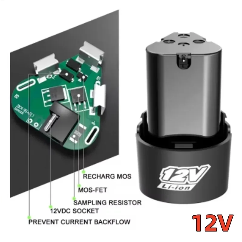 Universele 12V 16,8V 4000mAh oplaadbare lithiumbatterij voor schroevendraaiers, elektrische boormachines, haakse slijpmachines en ander elektrisch gereedschap