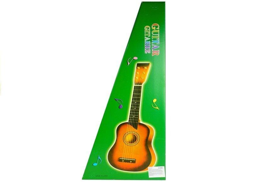 Dunkelbraun holz Art gitarre wie eine wahre