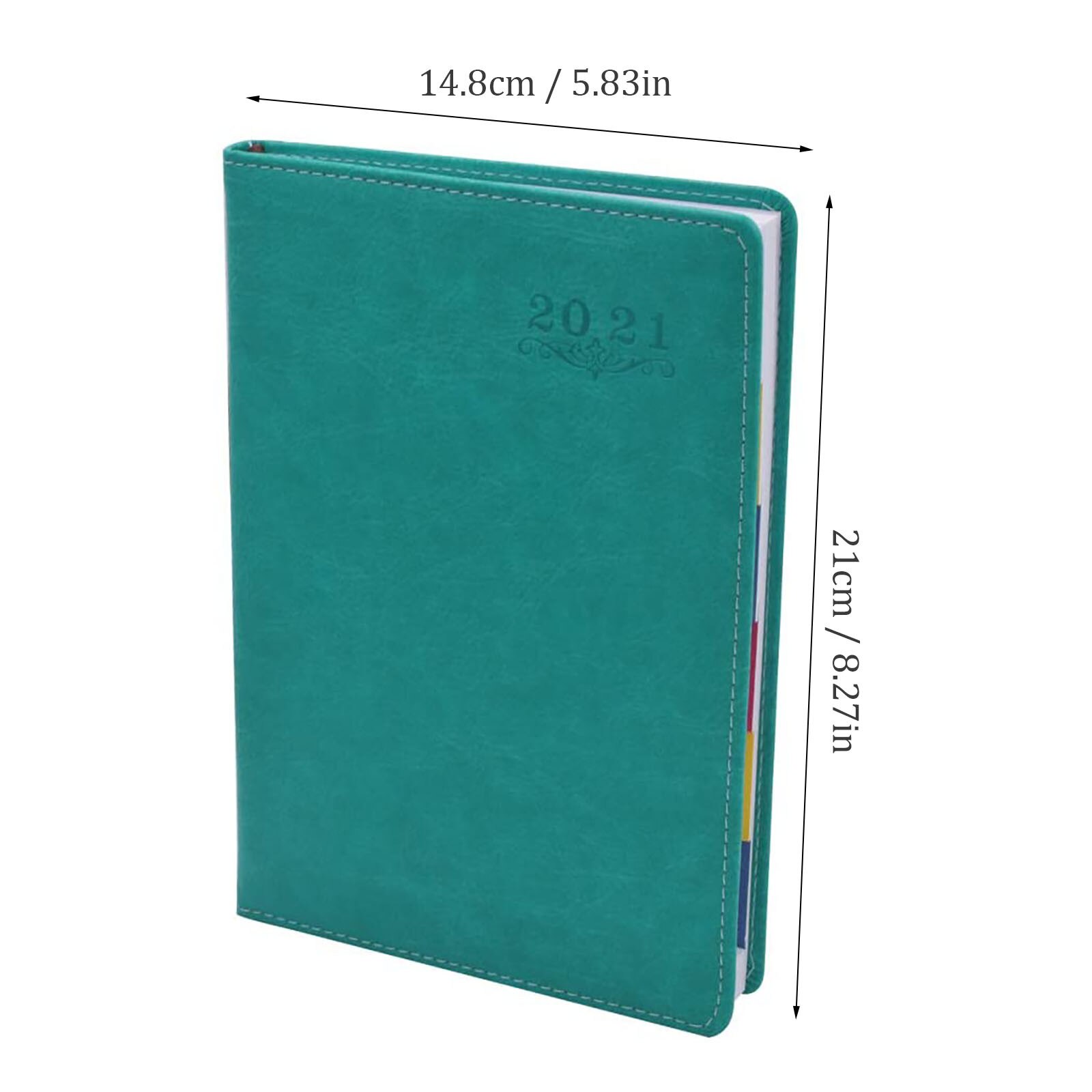 Full English Notebook Spanish Arabic Almanac This Schedule Book #N19