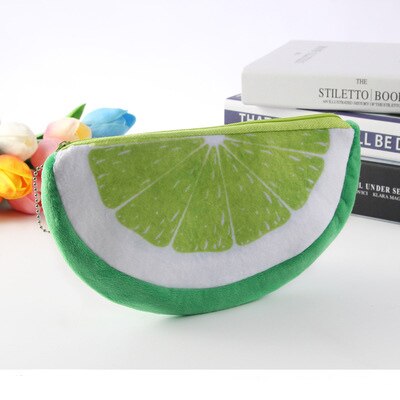 Kleurrijke pluche fruit etui schrijfwaren tas watermeloen aardbei ananas etui student school kantoorbenodigdheden: B