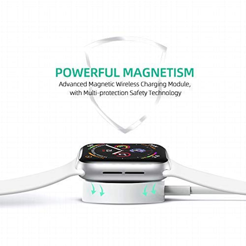 Suntaiho 2 en 1 cargador inalámbrico para el reloj de Apple 1, 2, 3, 4 rápido Cable de carga USB para iPhone 11 Pro Max X Xs X 8 Plus IPad USB de datos