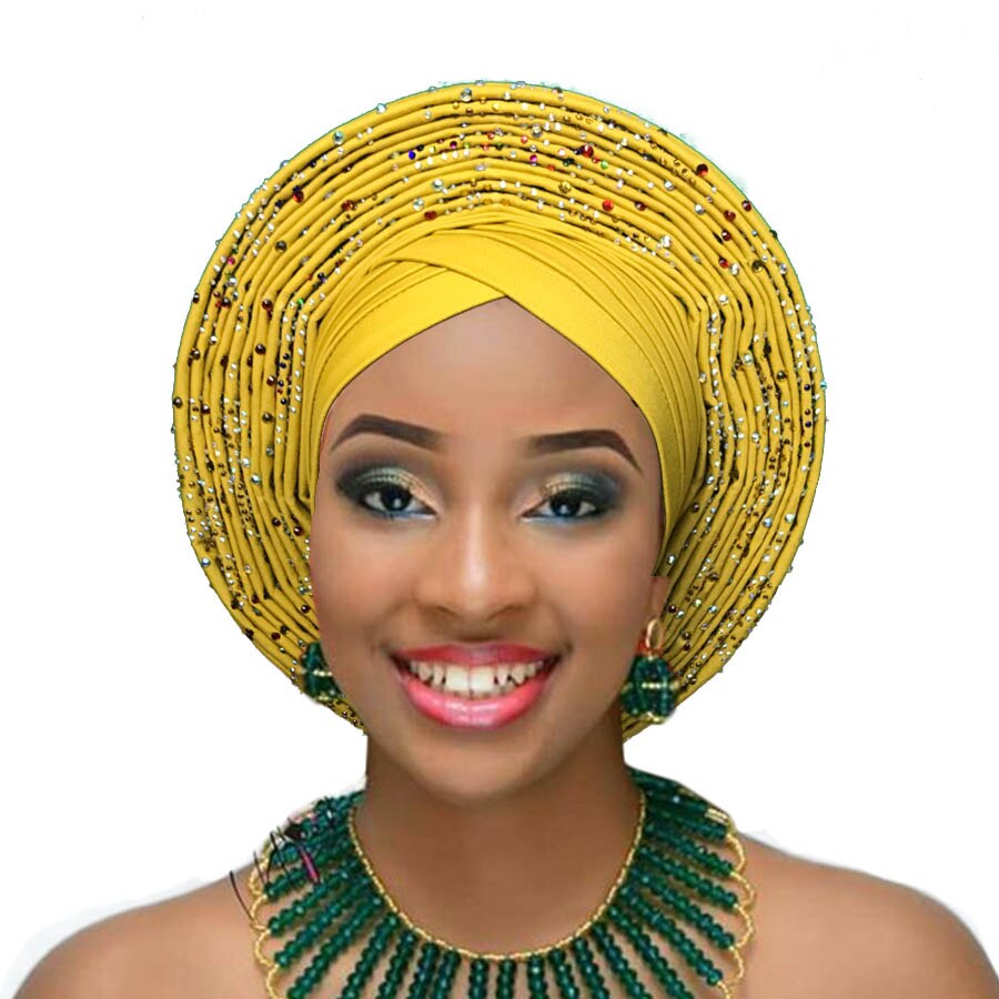 Turbante africano para boda, cinta para la cabeza, turbante africano