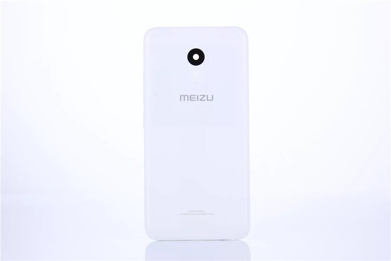 M5 capa original para meizu m5, mini caixa, bateria de plástico, smartphone, porta, capa de substituição: WHITE