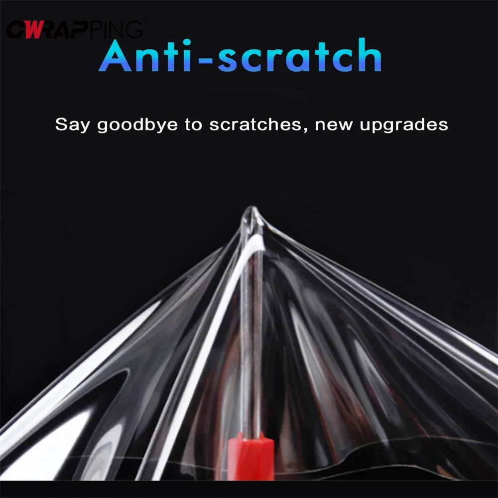 Self-Healing TPU Headlight Film Photochromic UV Protection Car Lamp Film Universal Anti-Scratch for Auto Light Tinting Car Care