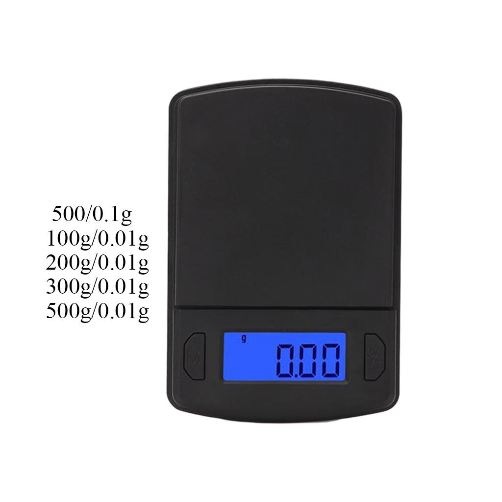 Digital Food Kitchen Scale LED Backlit Display Gram Scale Portable for Meal Prep