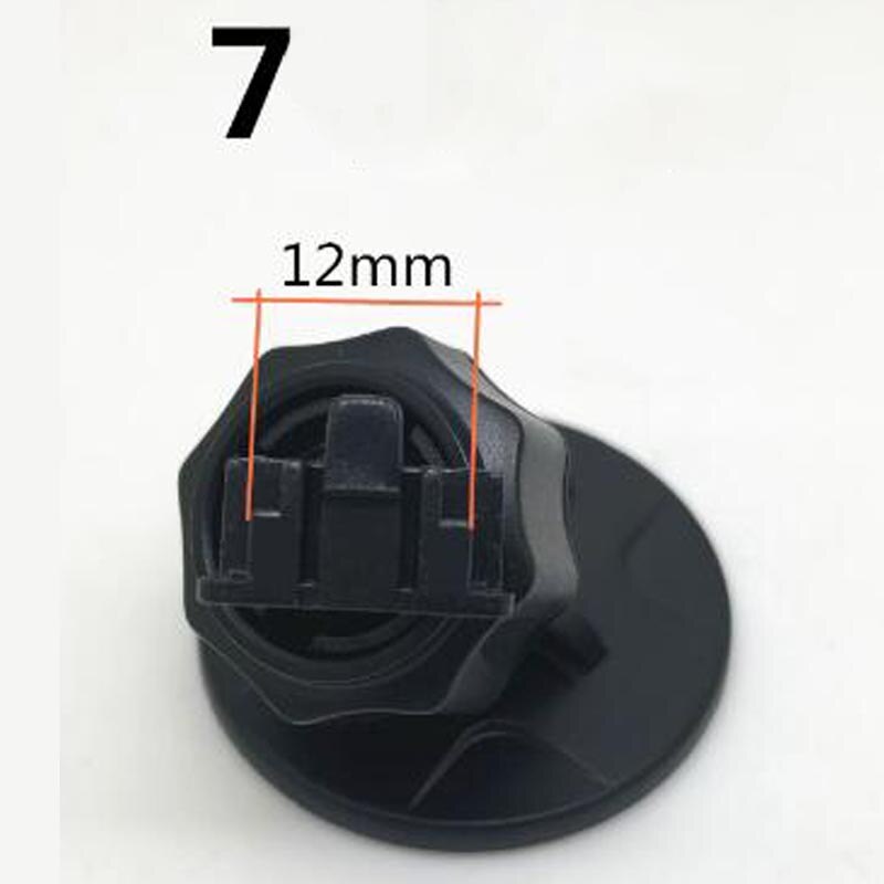 Kleine Auto Moun Camera Houder Dvr Dv Gps Houder Auto Dvr Mini Auto Houder Auto Styling Lijm Houder Met 7 soorten Adapter: 7