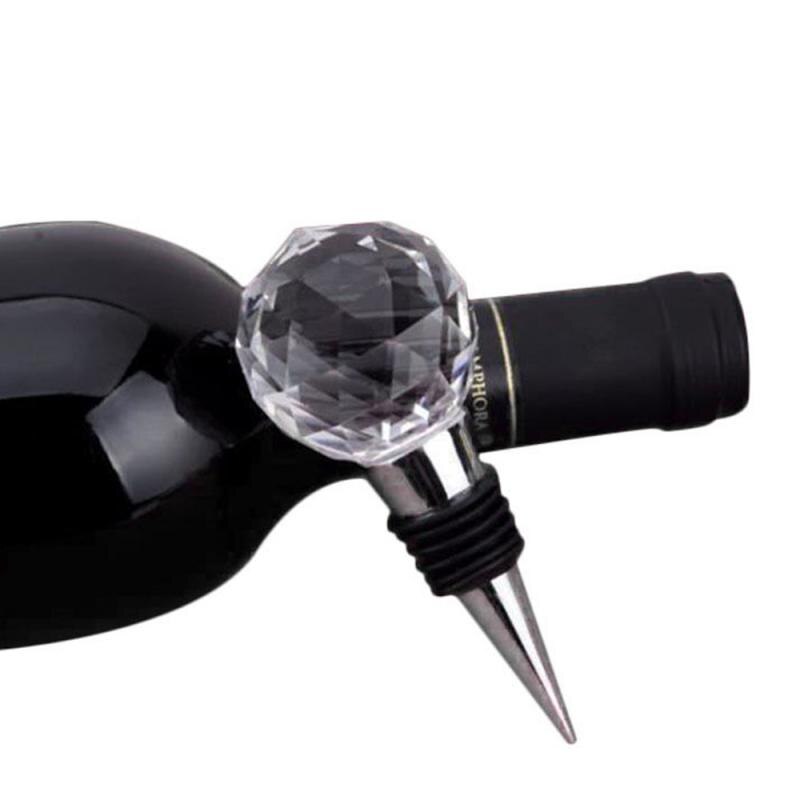 Herbruikbare Kristal Wijn Stopper Home Wijn Collectie Rode Wijn Flessenstop Crystal Glas Vacuüm Seal Bar