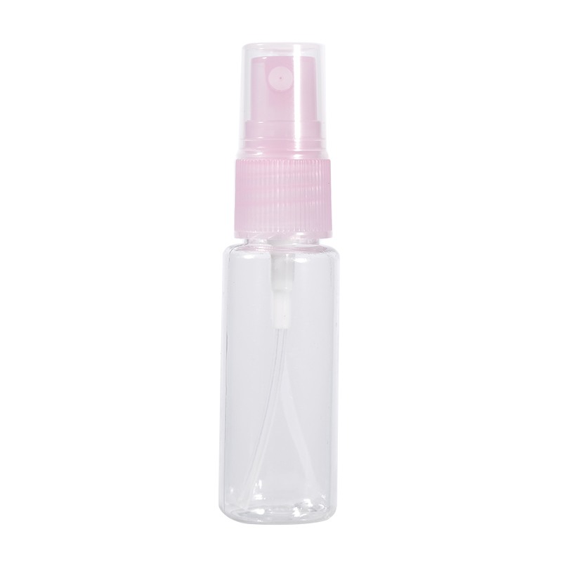 5 uds 20ml atomizador de Perfume de plástico transparente Mini botellas de Spray vacías cosméticos envases de maquillaje botellas de viaje de Color al azar