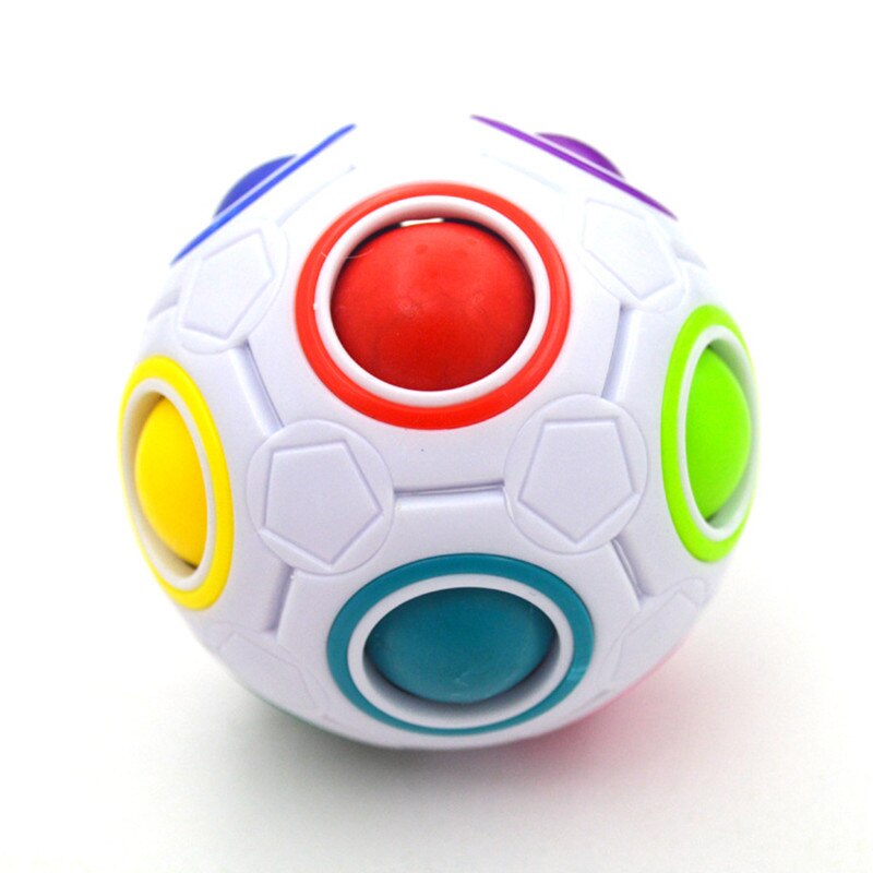 YongJun Magic Rainbow Ball Stickerless Round Puzzle Early Education Fun Toys Children Intelligence Toys Parent-child: Default Title