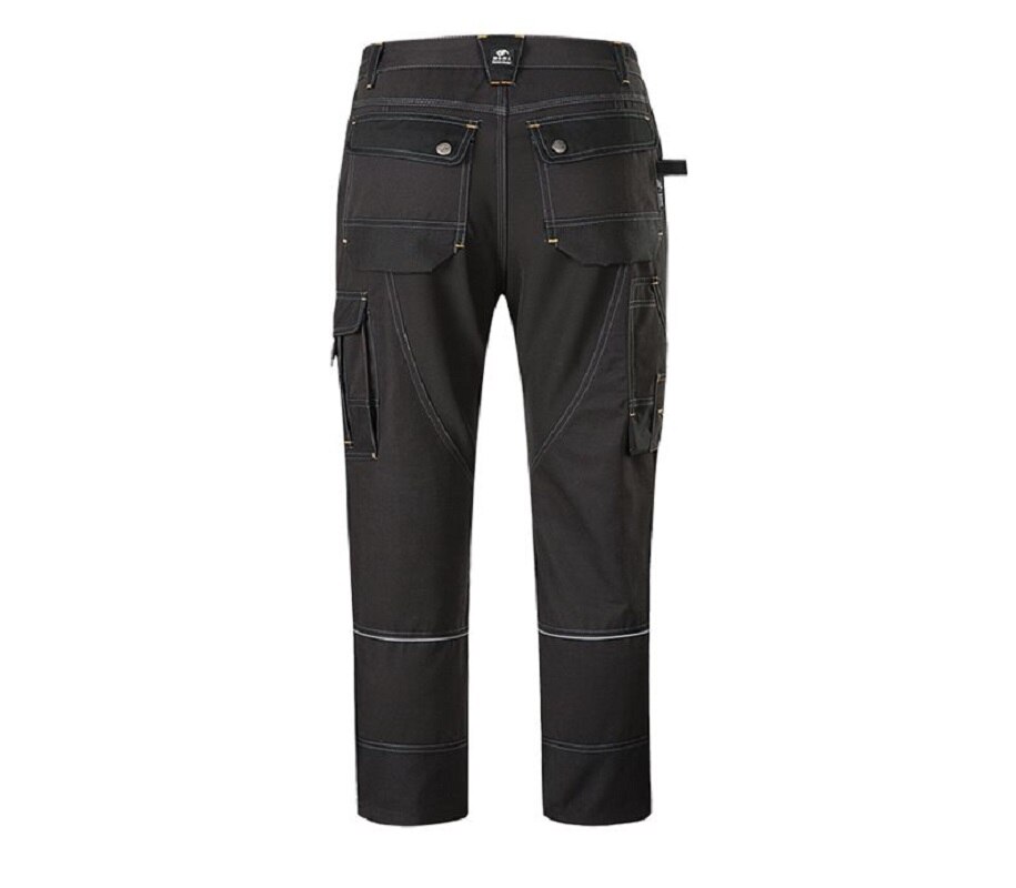 Pantalones de trabajo de , traje de soldadura funcional con múltiples bolsillos, resistente al desgaste, a prueba de suciedad, antichispa, antiabrasión, antiquemaduras
