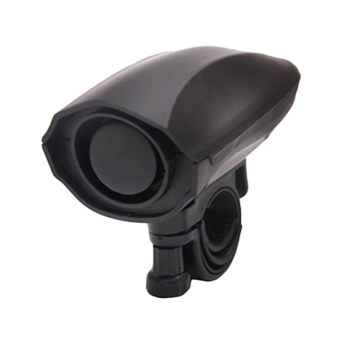 Fietsbel met hoog decibel, fietsstuurbel, elektrische claxon, sirene, alarm, fietsveiligheid, zwart