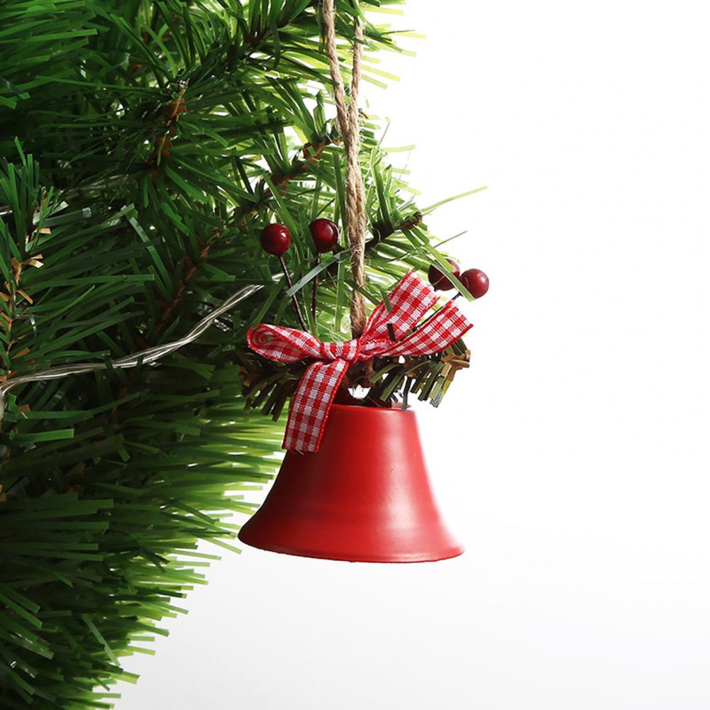Cute Bell Ornament Sturdy Shatterproof Bell Hanging Bell Tree Decor for Indoor Christmas Bell