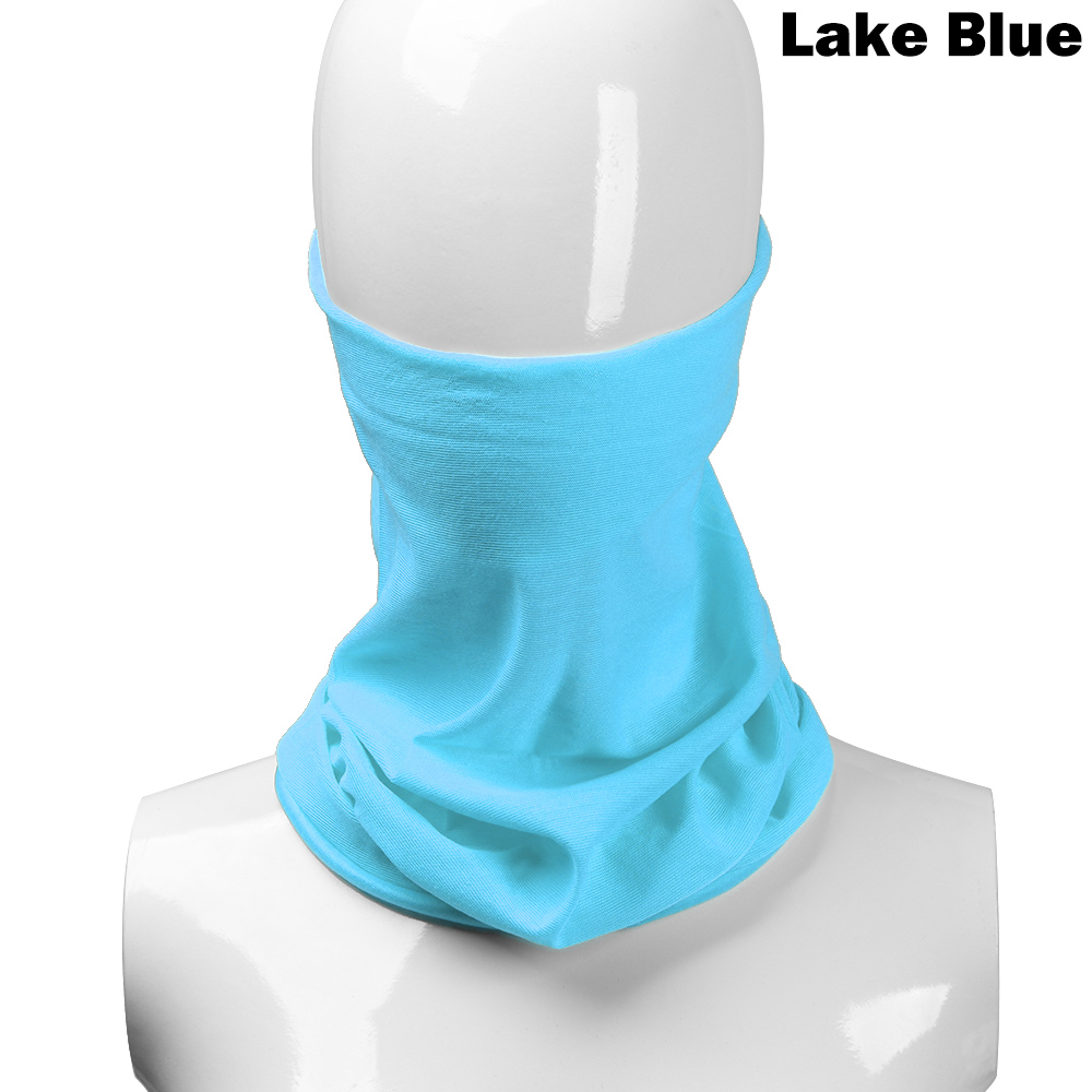 Chapeau écharpe polaire de ski 1 pièce | Cache-cou polaire, chapeau Snood unisexe, vêtements thermiques de ski, masque facial de Snowboard, accessoires pour vêtements d'hiver à la: lake blue