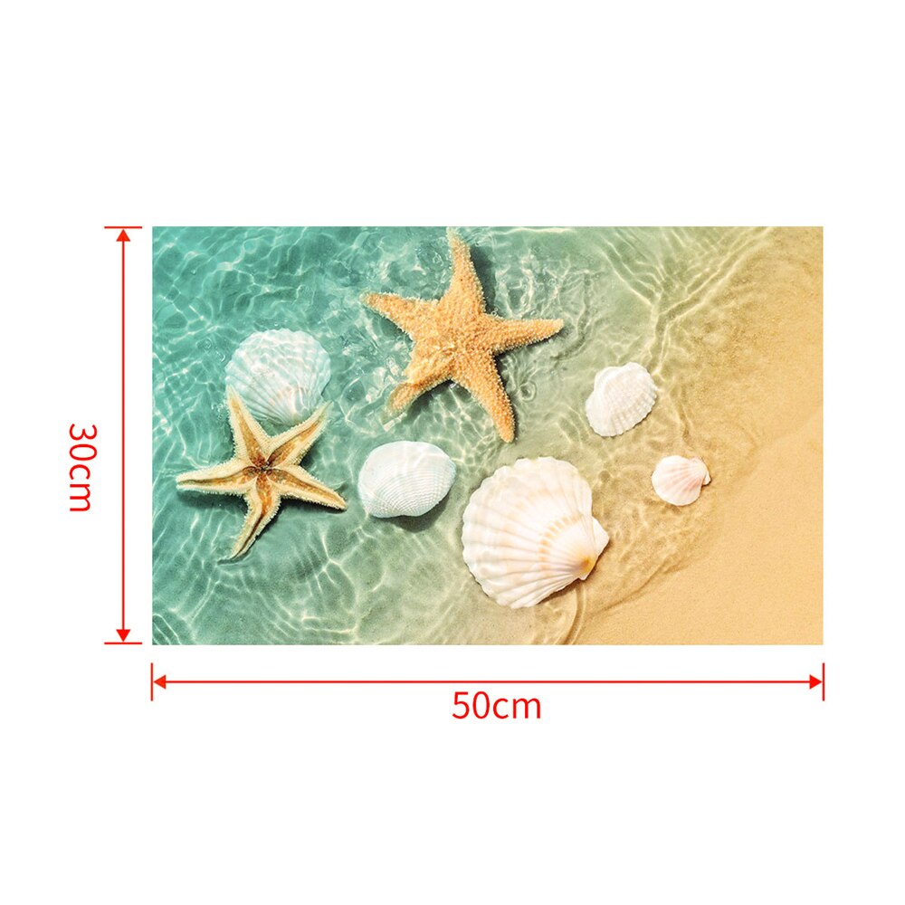 3D printing aquarium background poster shell landscape fish tank self-adhesive decoration