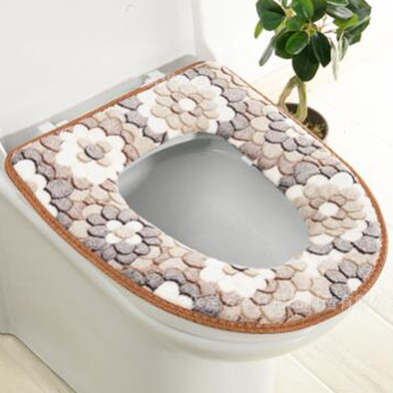 Toilethoes Pluche stoelhoes Modellen Waterdicht Universeel model Toiletring Wasbare badkamermat Decoratieve toiletbril