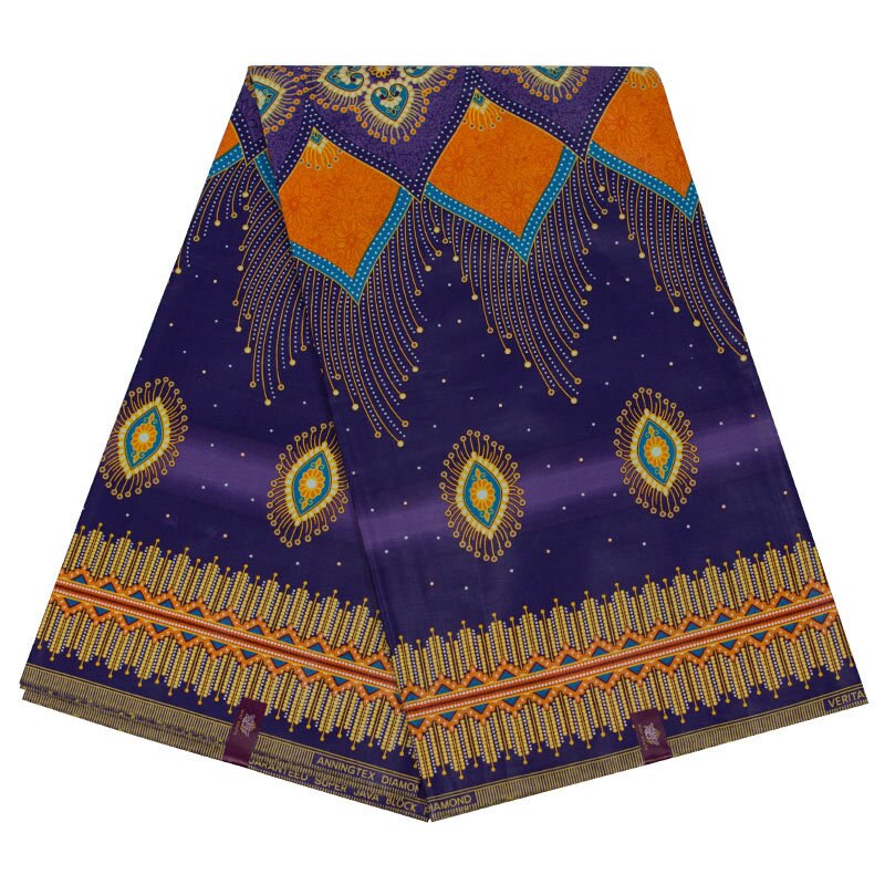 100% Katoen Stof Tissu Africain Waxprint 6 Yards Van Wax Africain Ankara Stof Voor Jurken: Default Title