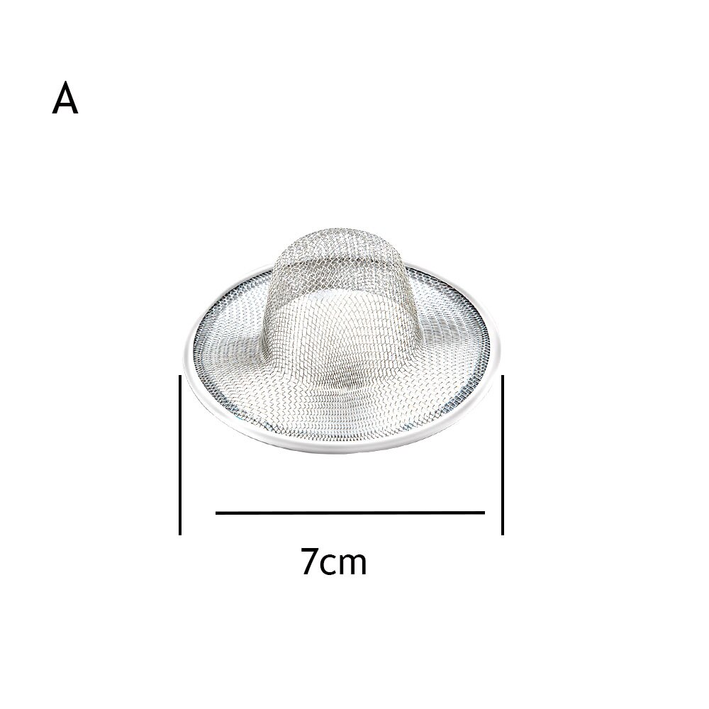 Mesh Sink Strainer Drain Sink Filter Plastic Silicone kitchen Food Rice Sink Stopper bathtub Hair Colander Strainer: 7cm