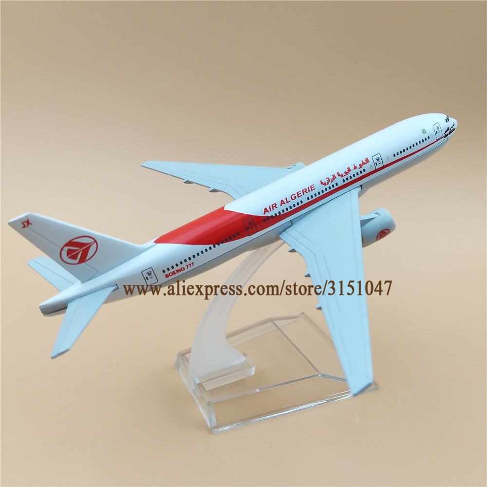 16Cm Metaallegering Vliegtuig Model Air Algerie Airways Boeing 777 B777 Airlines Vliegtuig Model W Stand Vliegtuigen Kids