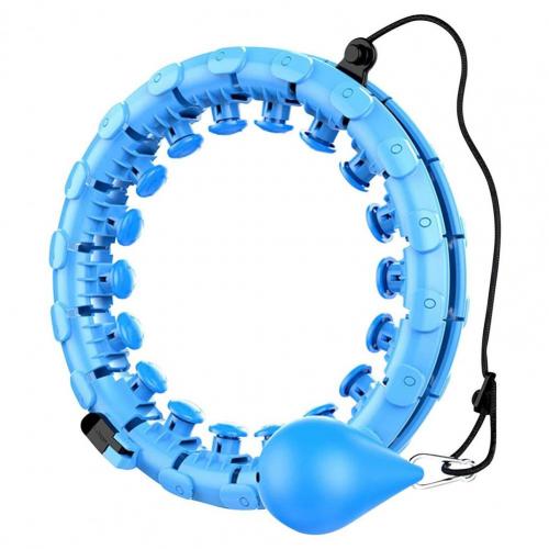 Fitness Clever tragbar Bauch Fitness Ring für Erwachsene Fitness Ring: Blau