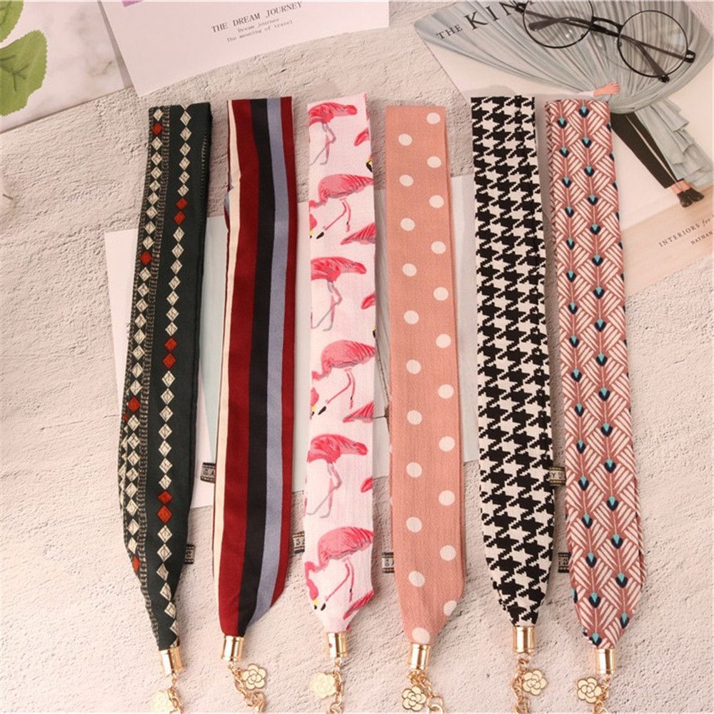 Chiffon Wide Neck Strap for ID Card Mobile Phones Ribbon Lanyard Hang Rope Badge Holder Portable Key Chain Holder