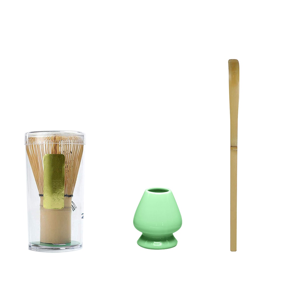 Te sett matcha te sett blandeskål sett bambus keramisk japansk te seremoni verktøy kombinasjon skje sett