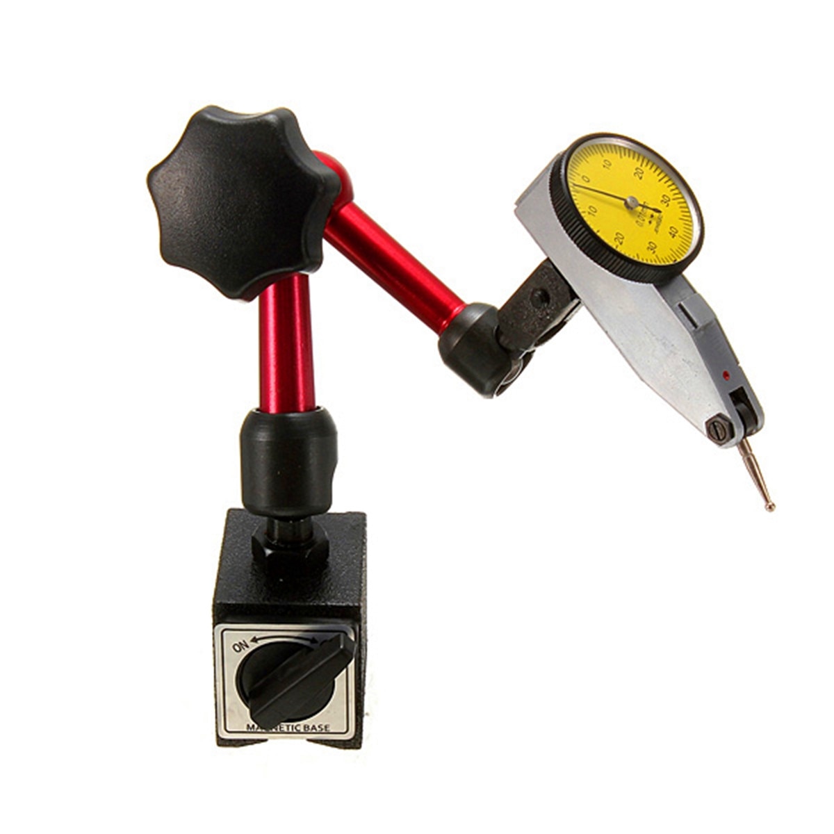 1 inch hoge precisie meetklok Metrische meetklok Meetkloktest 0,001 inch resolutie meetklok Meetinstrument met verdikte borgschroef