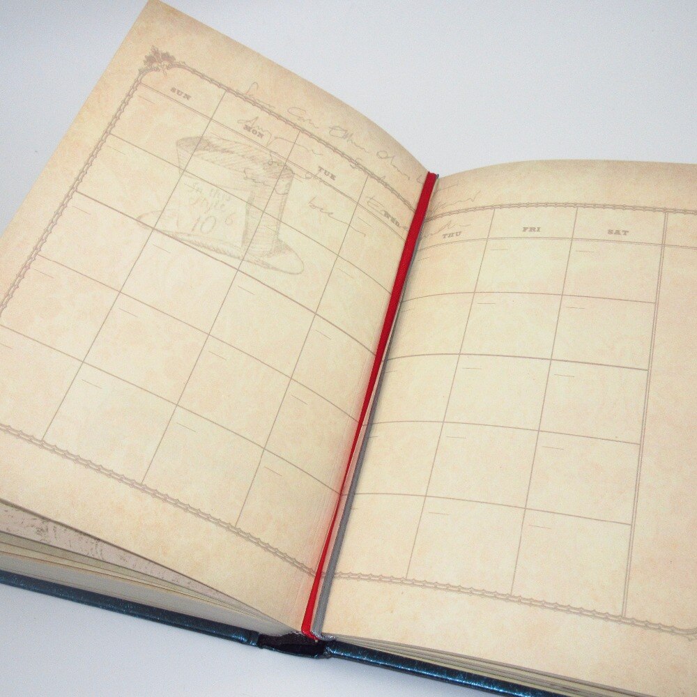 Vintage Deluxe Magic Notebook Reliëf Hardcover A5 Regeerde Papier 128 Vellen multi-use Prive Collectie