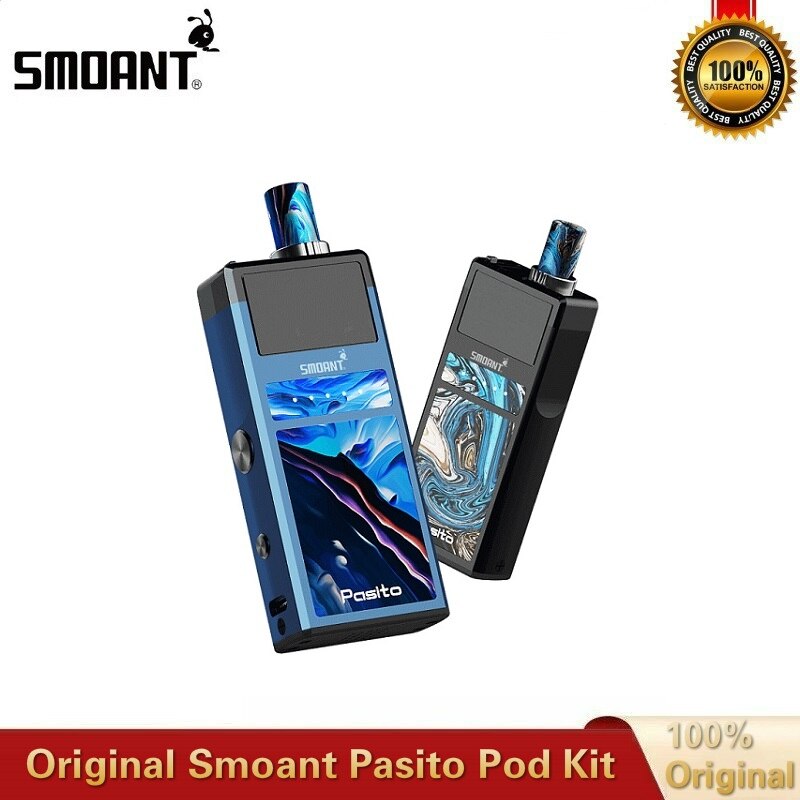 在庫オリジナル Smoant Pasito Pod キット 25 ワット 1100mAh Mod 3 ミリリットル空のカートリッジメッシュ 0.6ohm/Ni80 1.4ohm コイル気化器 VS オリオン