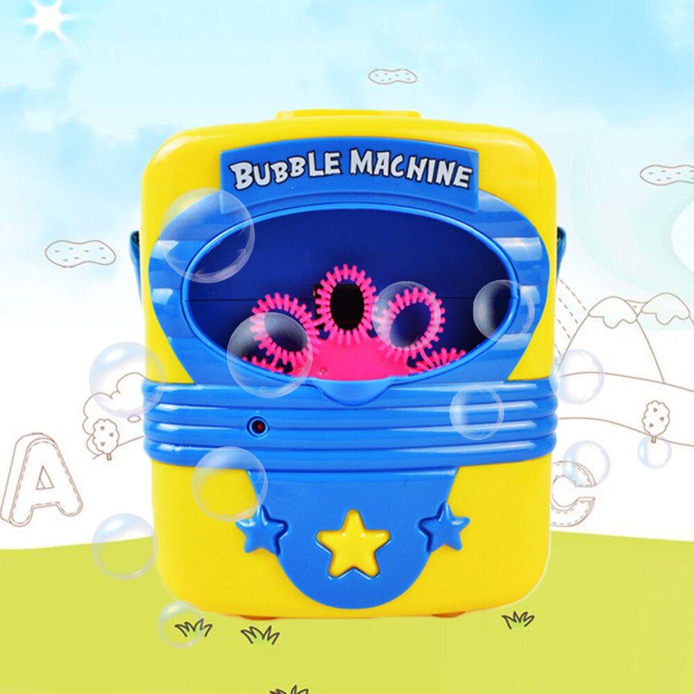 Automatic Electric Handy Bubble Machine Toys Soap Blow Bubbles Blower Maker Bubble Blowing Show Kids Indoor Outdoor Sports Toy