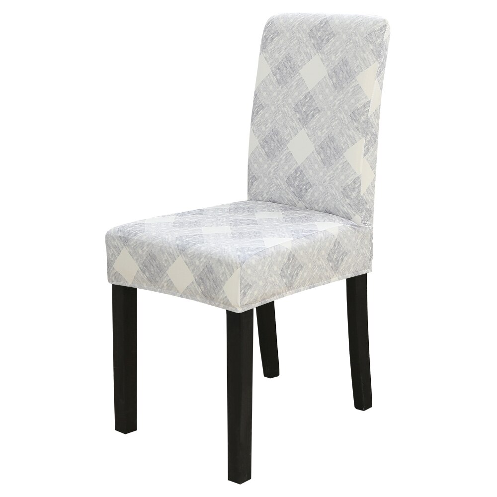 Elastische stoelhoes van spandex, woonkamer, eetkamerstoel, stretch, moderne bloemenprint, keuken, restaurant, hotel, hoes
