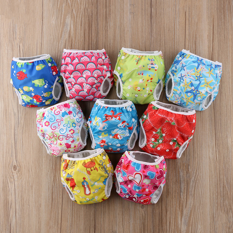 Baby Baby Jongen Meisjes Dierlijke Verstelbare Swim Luier Waterdichte Zwembroek