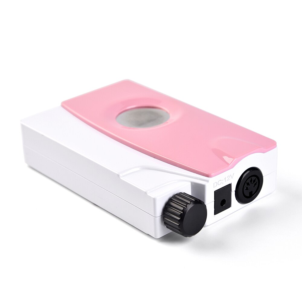 Perceuse à ongles électrique Portable rose, avec écran LED et 4 mèches de ponçage pour manucure et pédicure, équipement d'art des ongles