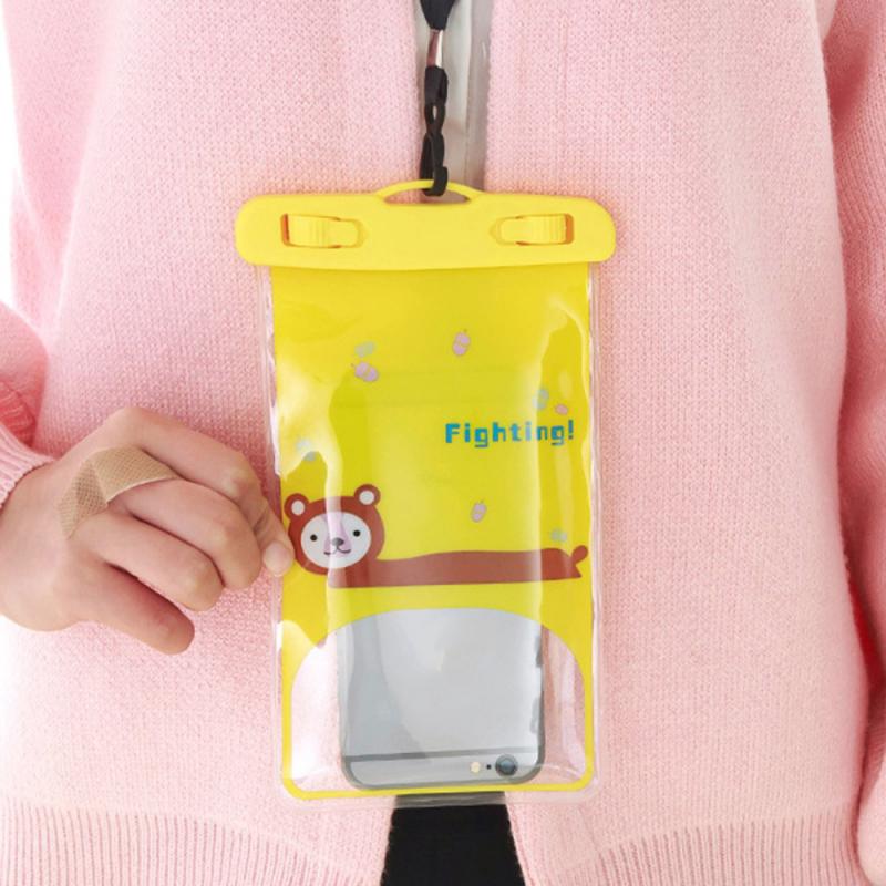 Cartoon Animal Phone Waterpoof Bag For Swimming Beach Diving Surfing Swimming Bag Phone Waterpoof case TXTB1